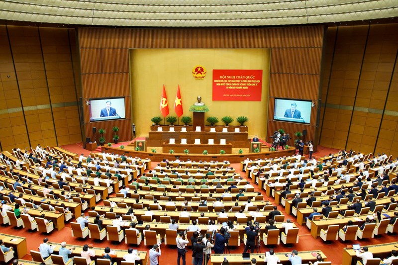 Đảng bộ Công an thành phố tham gia Hội nghị toàn quốc quán triệt và triển khai Nghị quyết của Bộ Chính trị về phát triển kinh tế có vốn đầu tư nước ngoài